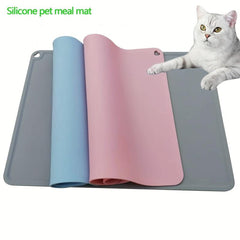 Non Slip Pet Silicone Eating Mat Waterproof Easy to Clean Multifunctional Mat