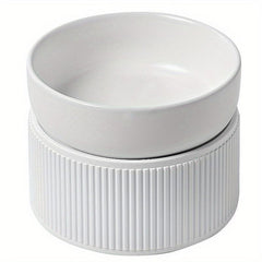 Ceramic Pet Feeding Bowl for Cats & Dogs - Anti Fall Water & Food