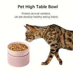 Ceramic Pet Feeding Bowl for Cats & Dogs - Anti Fall Water & Food