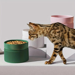 Ceramic Pet Feeding Bowl for Cats & Dogs - Anti Fall Water & Food