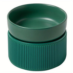 Ceramic Pet Feeding Bowl for Cats & Dogs - Anti Fall Water & Food