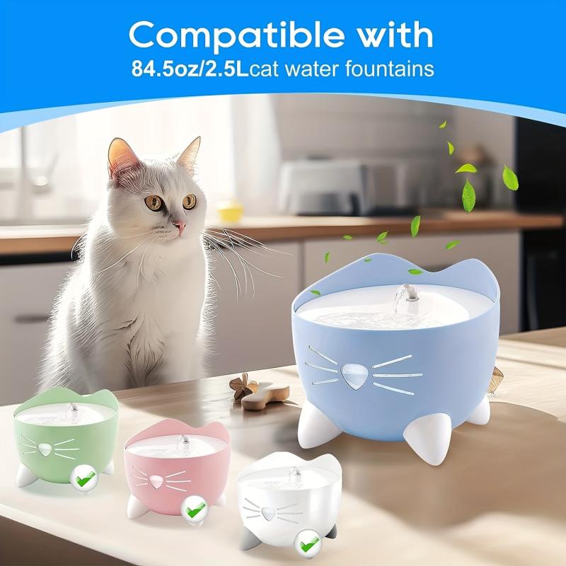 12 Pack Cat Water Fountain Replacement Filters for 2.5L Fountains