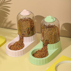 Automatic Cat Food and Water Dispenser for Easy Feeding
