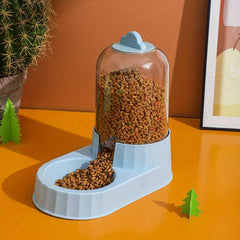 Automatic Cat Food and Water Dispenser for Easy Feeding