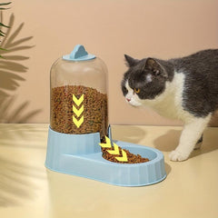 Automatic Cat Food and Water Dispenser for Easy Feeding