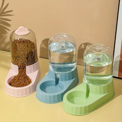 Automatic Cat Food and Water Dispenser for Easy Feeding