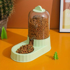 Automatic Cat Food and Water Dispenser for Easy Feeding