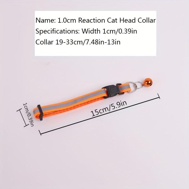 Reflective Cat Collar with Bell for Nighttime Safety