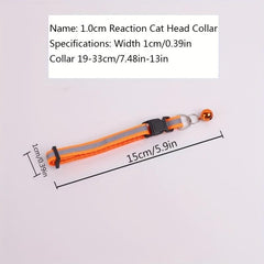 Reflective Cat Collar with Bell for Nighttime Safety