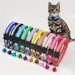 Reflective Cat Collar with Bell for Nighttime Safety