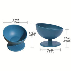 Raised Pet Bowl for Cats & Small Dogs - Elevated Feeding Dish