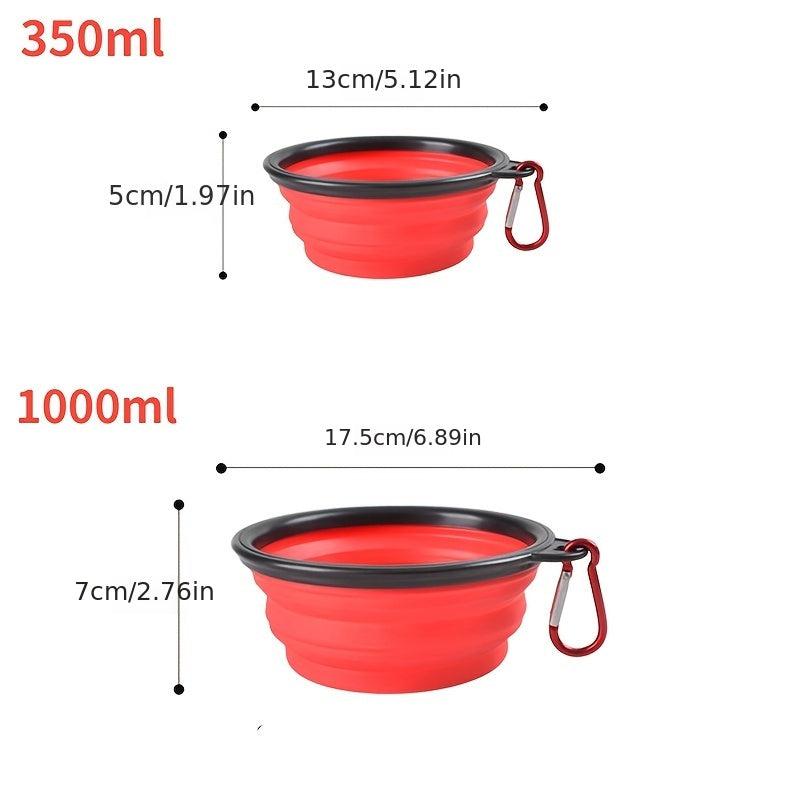 Collapsible Pet Bowl Portable 1000ml