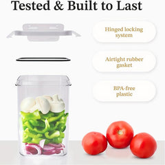 3pcs Pet Food Storage Containers Airtight BPA Plastic Dog Food Containers