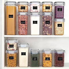 10 pcs BPA Airtight Pet Food Storage Containers with Labels and Marker