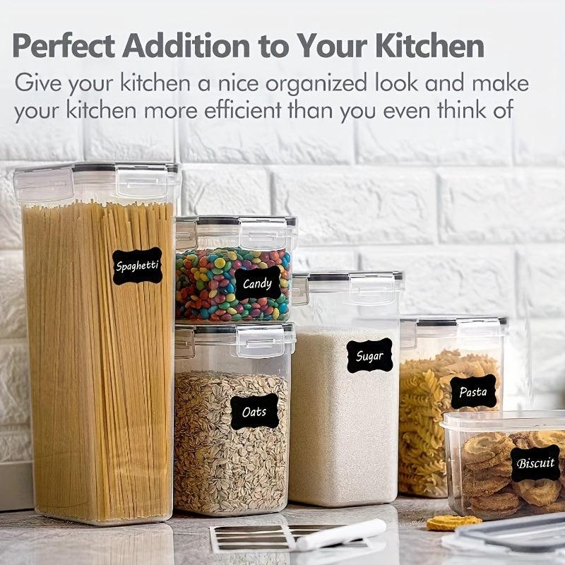 10 pcs BPA Airtight Pet Food Storage Containers with Labels and Marker