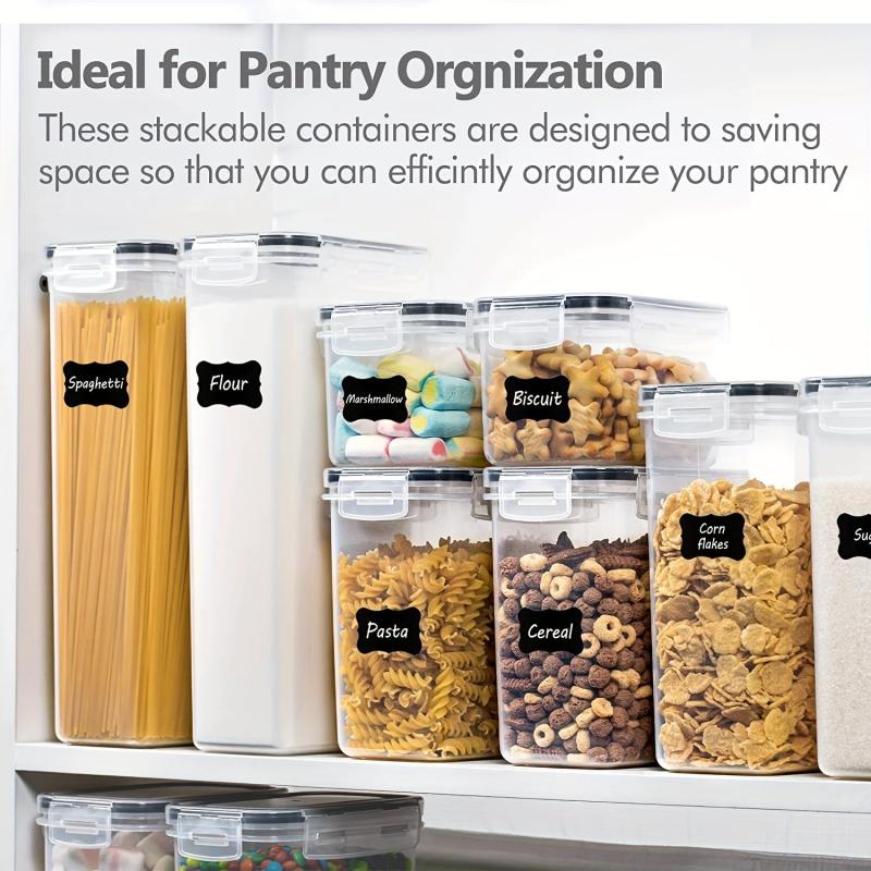 10 pcs BPA Airtight Pet Food Storage Containers with Labels and Marker