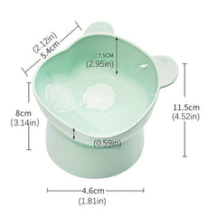 Elevated Pet Food Bowl for Healthy Neck Posture in Pets