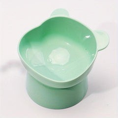 Elevated Pet Food Bowl for Healthy Neck Posture in Pets