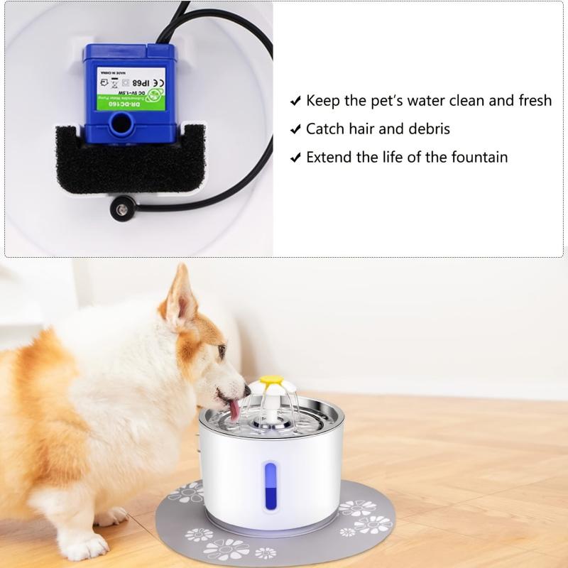 8 Pack Cat Water Fountain Filter Replacement