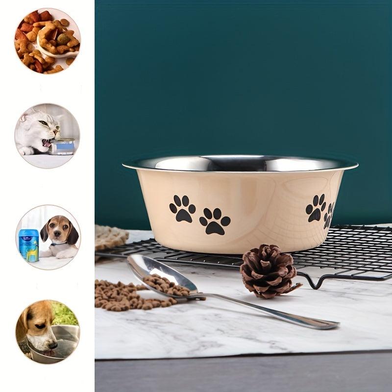 Non Slip Stainless Steel Pet Bowl for Mealtime