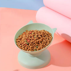 Elevated Tilted Pet Bowl for Cats and Dogs