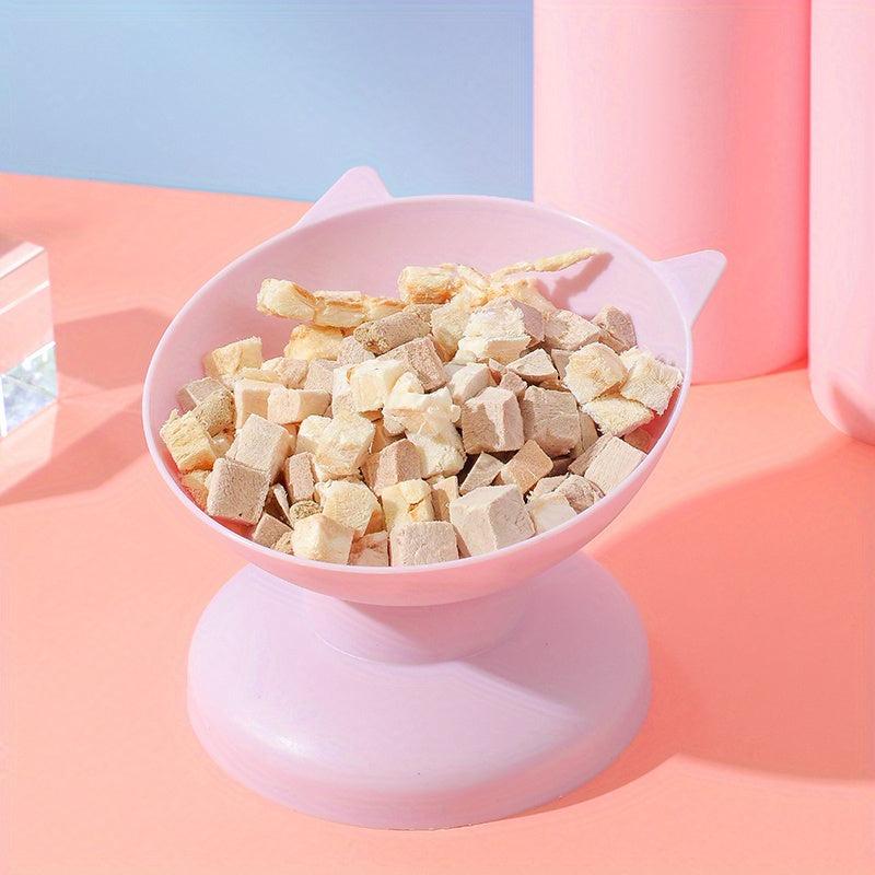 Elevated Tilted Pet Bowl for Cats and Dogs