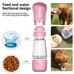 Foldable Pet Food/Water Dispenser for Outdoors