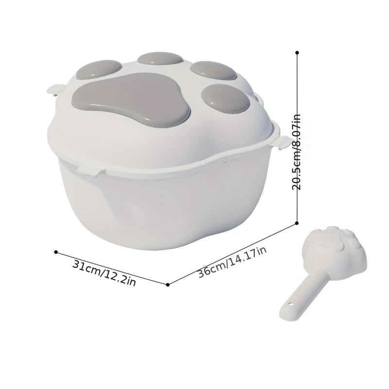 Claw Shaped Pet Food Storage Container - Keep Your Cat's Food Fresh