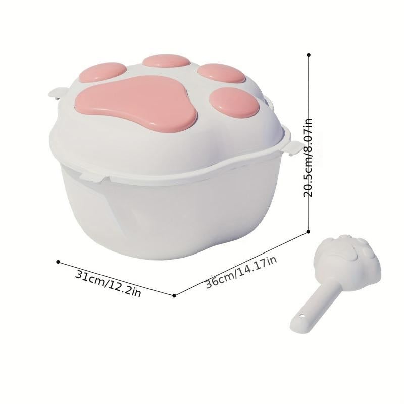 Claw Shaped Pet Food Storage Container - Keep Your Cat's Food Fresh