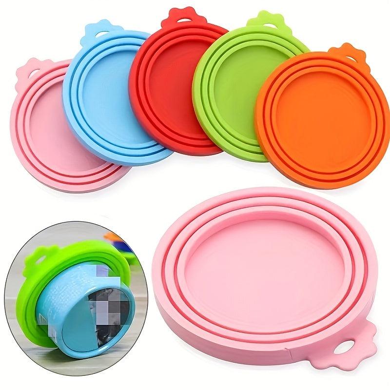 Silicone Pet Food Can Cover Reusable Lid Seal for Dog and Cat Storage