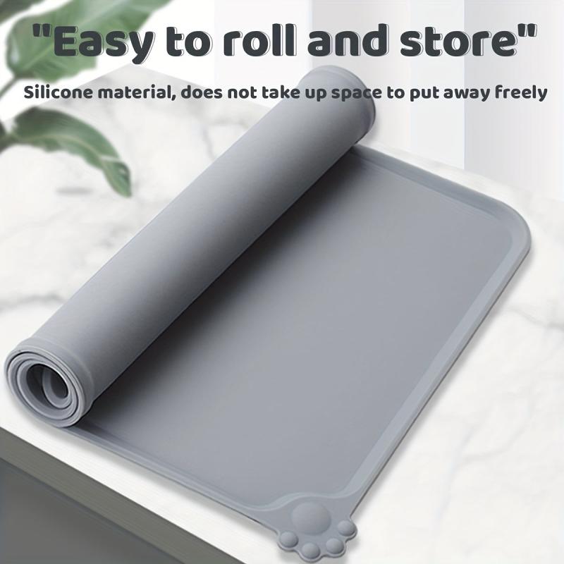 No Spill Dog Feeding Mat Easy Clean Pet Placemat