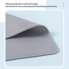 No Spill Dog Feeding Mat Easy Clean Pet Placemat