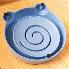 Slow Feeder Dog Bowl Anti Choking Cat Food And Water Bowl