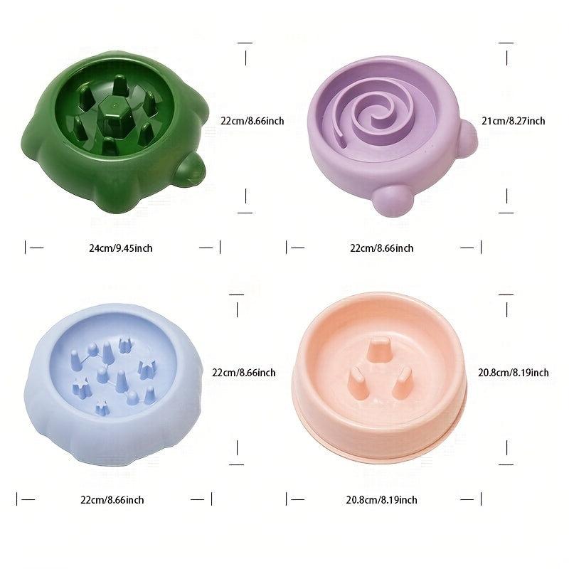 Slow Feeder Dog Bowl Anti Choking Cat Food And Water Bowl