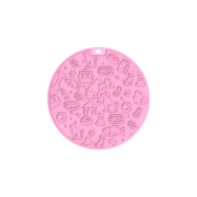 Silicone Pet Slow Feeder Mat Dog Licking Pad Non slip Placemat