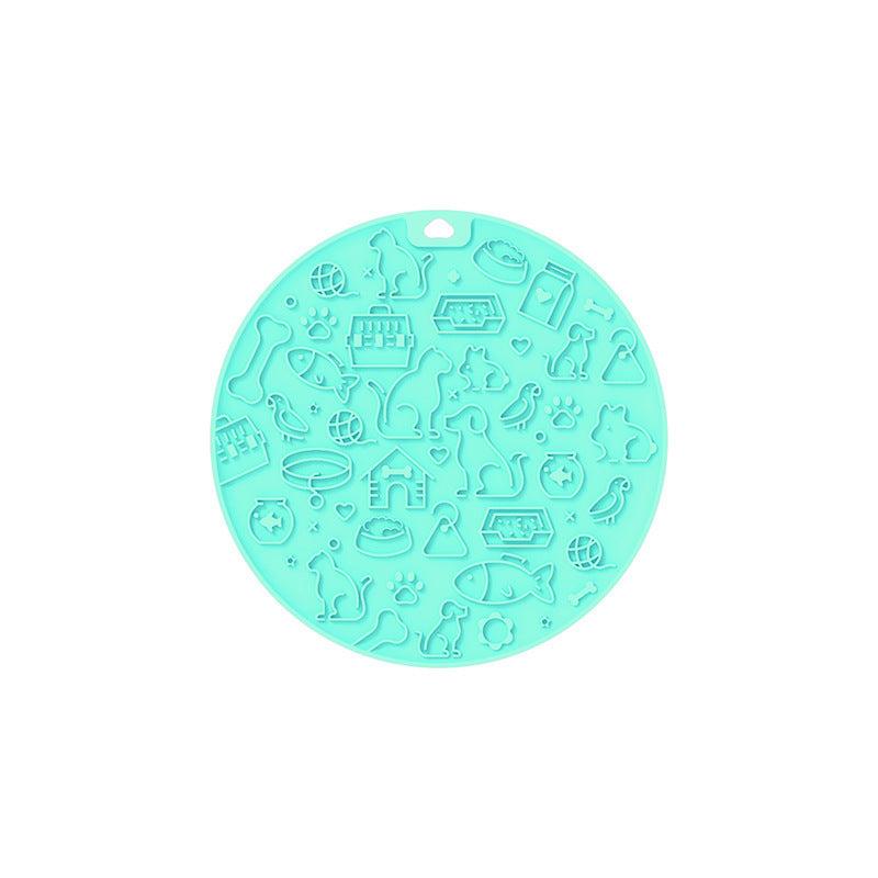 Silicone Pet Slow Feeder Mat Dog Licking Pad Non slip Placemat