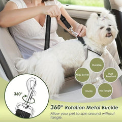 Dog Car Harness Seat Belt Set Adjustable Pet Harnesses With Strap
