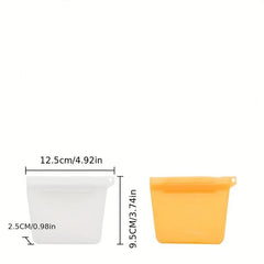 Silicone Dog Food Storage Bag Portable Dog Training Pouch