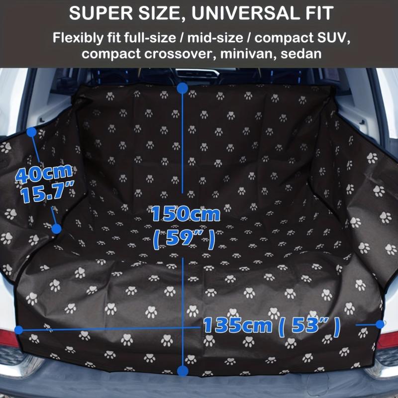 Waterproof Dog Cargo Liner for SUV Nonslip & Scratchproof Pet Cover