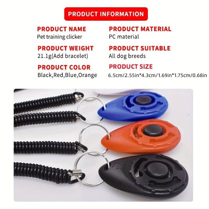 Pet Trainer Puppy Dog Training Clicker Sound Key Chain