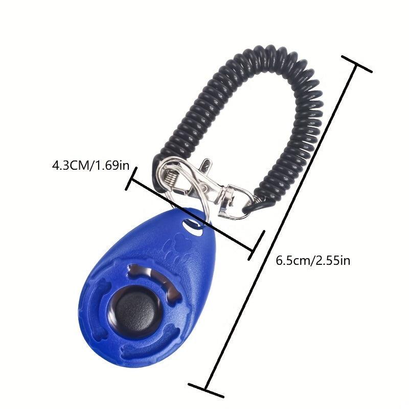 Pet Trainer Puppy Dog Training Clicker Sound Key Chain