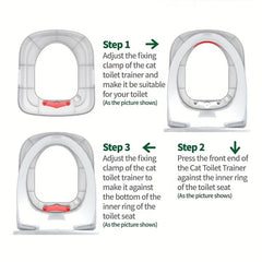 Cat Toilet Trainer Easy Potty Training System