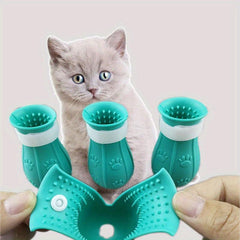 Durable Silicone Anti Scratch Boots for Cat's Paws
