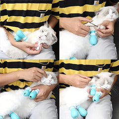 Durable Silicone Anti Scratch Boots for Cat's Paws