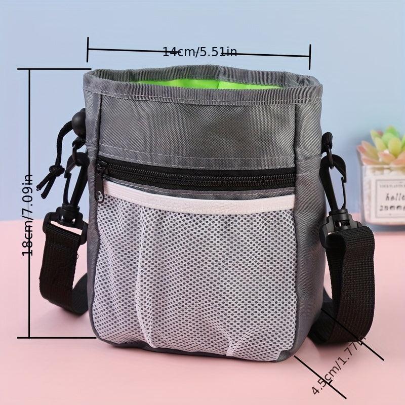 Portable Pet Treat Pouch Waist Bag Crossbody Pet Snack Bag