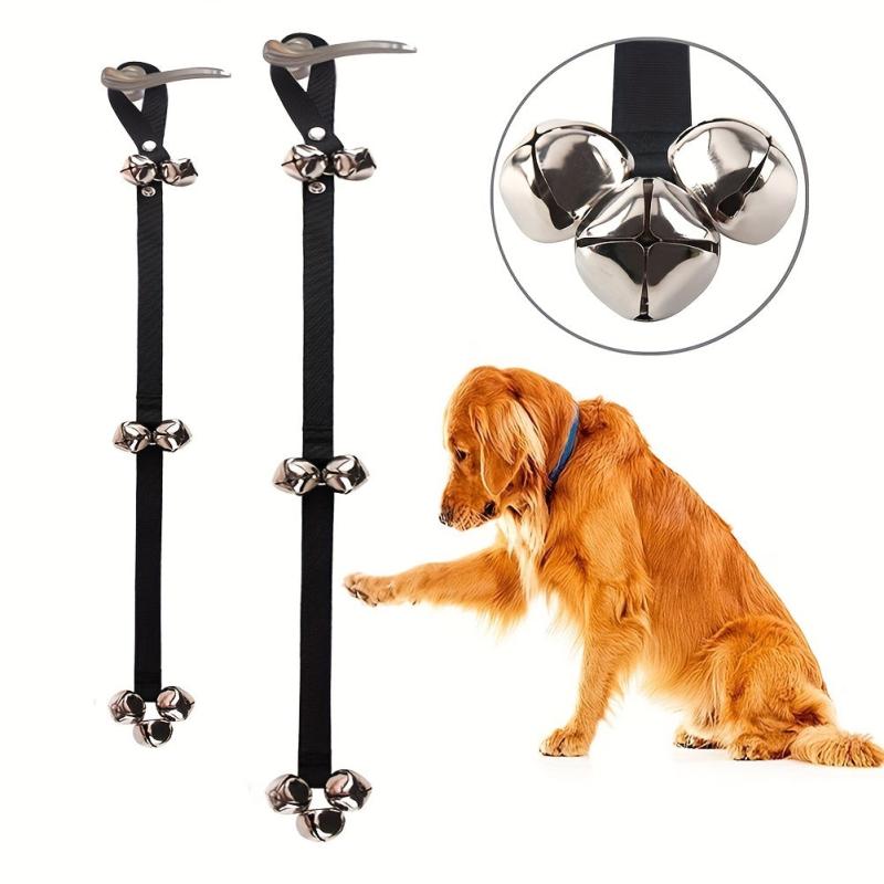 Hanging Dog Bell for Potty Training with 3 Bells