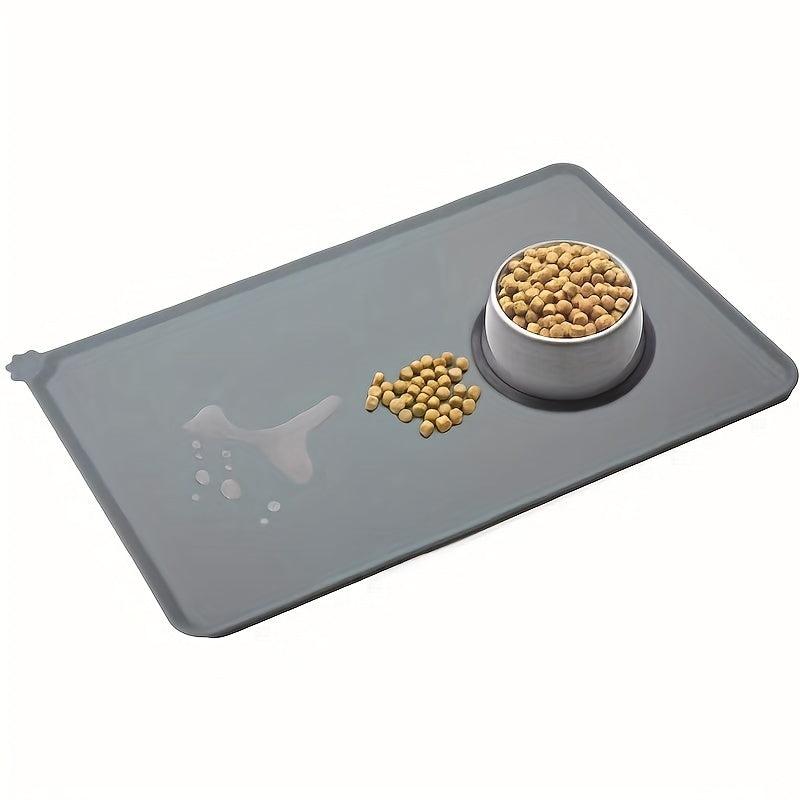 Silicone Pet Food Mat No Spill Non slip Cat Feeding Mat