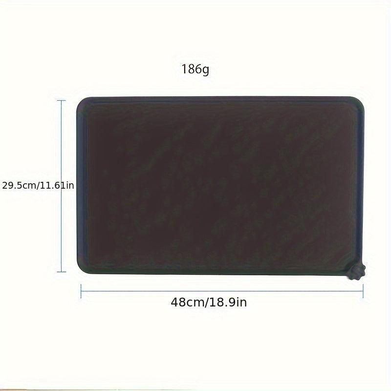 Silicone Pet Food Mat No Spill Non slip Cat Feeding Mat