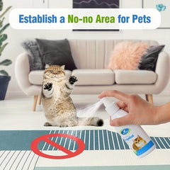 Cat Deterrent Spray for Indoor Outdoor Cat Repellent - 70 Char Limit