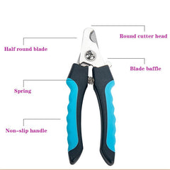 Stainless Steel Dog Nail Clippers for Stress-Free Grooming